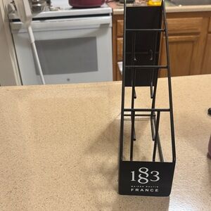 Black 1883 Maison Routin Bottle Holder